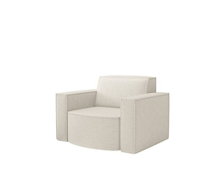 Fun Möbel Sessel Designersessel PALMA in Stoff Ascot oder Opera Velvet, Rundumbezug