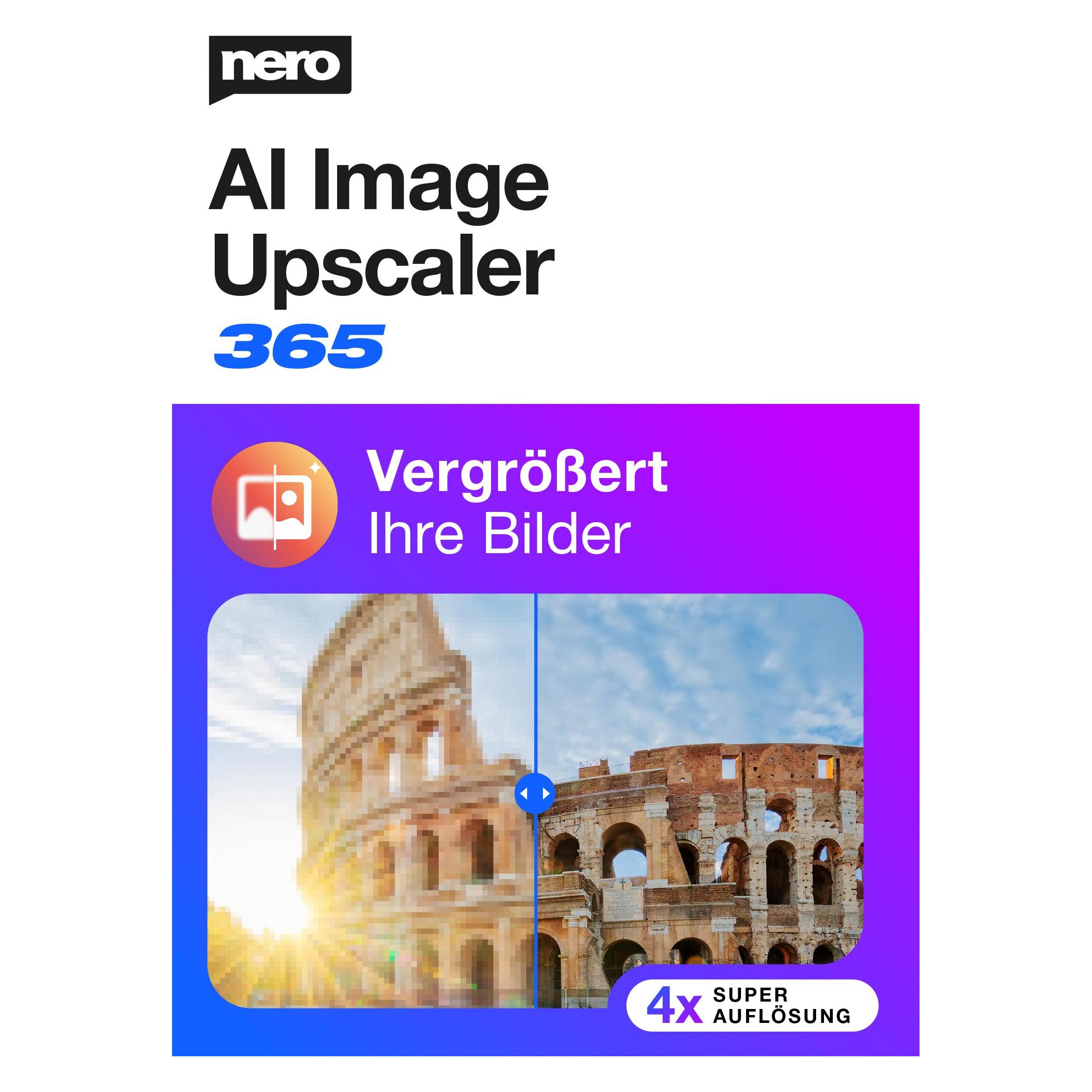 Nero AI Image Upscaler 365 Download Code (1 User, 1 Geräte/User, 12 Monate) (EMEA-12800210)