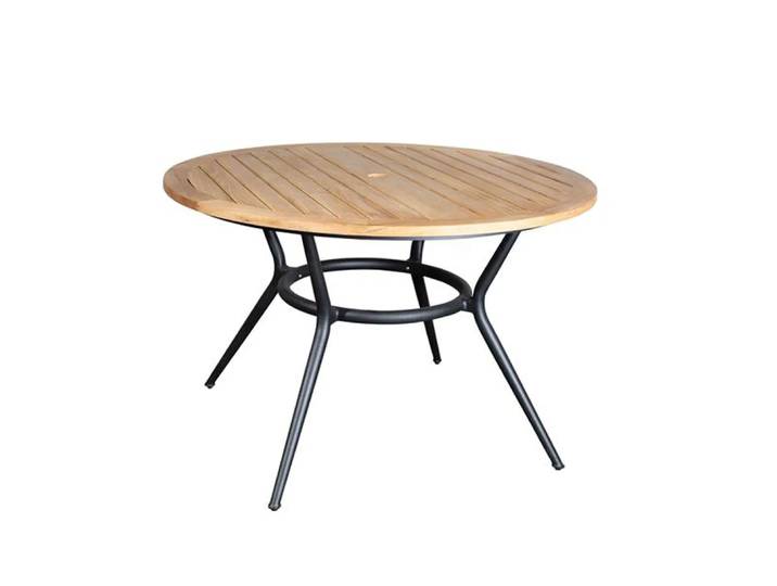 Cane-line Joy Esstisch rund Teak-Lava Grey Ø120 cm