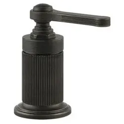 Gessi Venti20 Waschtisch-Einhebelmischer, für separaten Auslauf, ohne Ablaufgarnitur, Tischmontage, 65100187, Farbe: Bronze Antik
