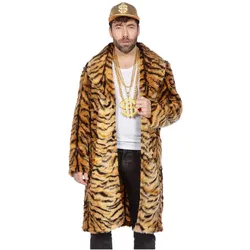 Metamorph Tiger Kunstfellmantel (L)