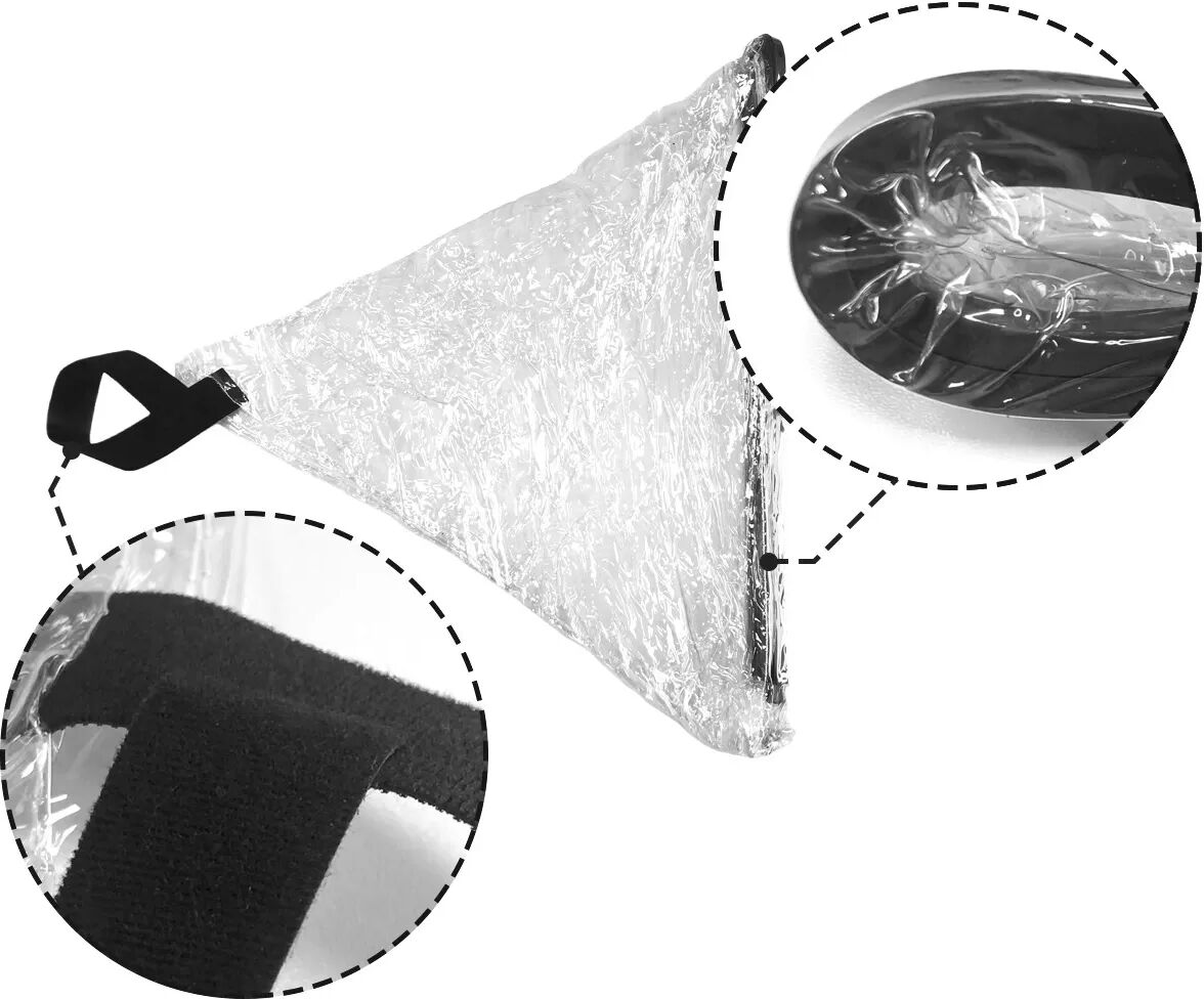INF Magnetischer wasserdichter Schutz für Ladesteckdosen an Elektroautos Transparent