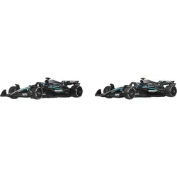 Hot Wheels Premium Mercedes-AMG PETRONAS F1-Team 2er-Pack mit den Rennwagen von George Russell und Kimi Antonelli