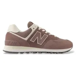 New Balance für Damen. WL574V2 Sneaker 574 Rostbraun (37), Wohnung, Wildleder, Schnürsenkel, Lässig