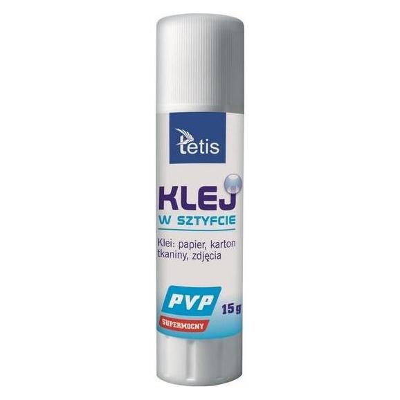 Tetis PVP-Klebestift (farblos) 15g (20 Stück) BG112-B (15 g, 20x) (41371355)