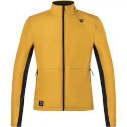 Sportful, Herren, Langlaufjacke, Offset Jacket (XXL), Schwarz, Gelb, XXL