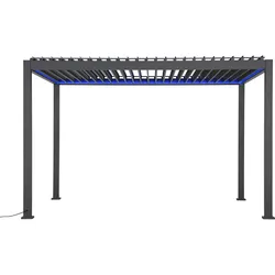 PERGOLA Anthrazit m.LED ca. 400x300 cm