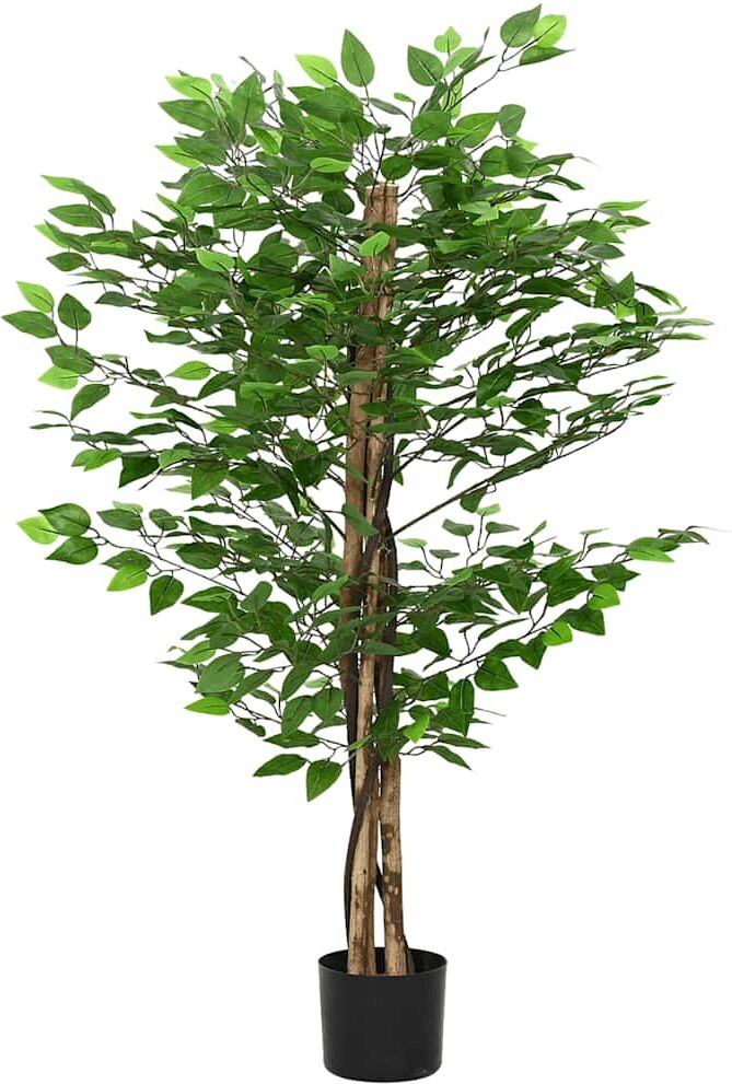 vidaXL Plante artificielle ficus 788 feuilles 120 cm vert