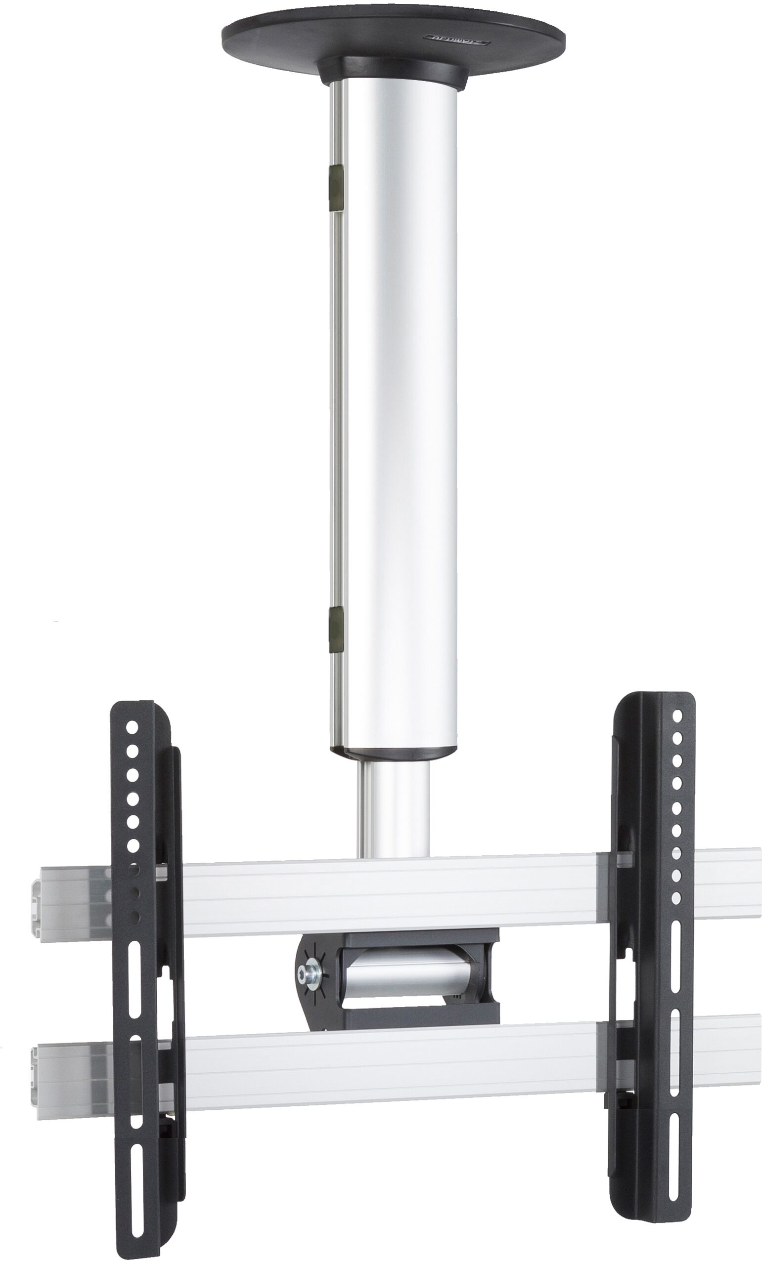 VCM TV-Deckenhalterung "TV Deckenhalterung CM3 höhenverstellbar 50-84 cm", silber, B:42cm T:10cm, Gerätehalterungen, TV-Deckenhalterung