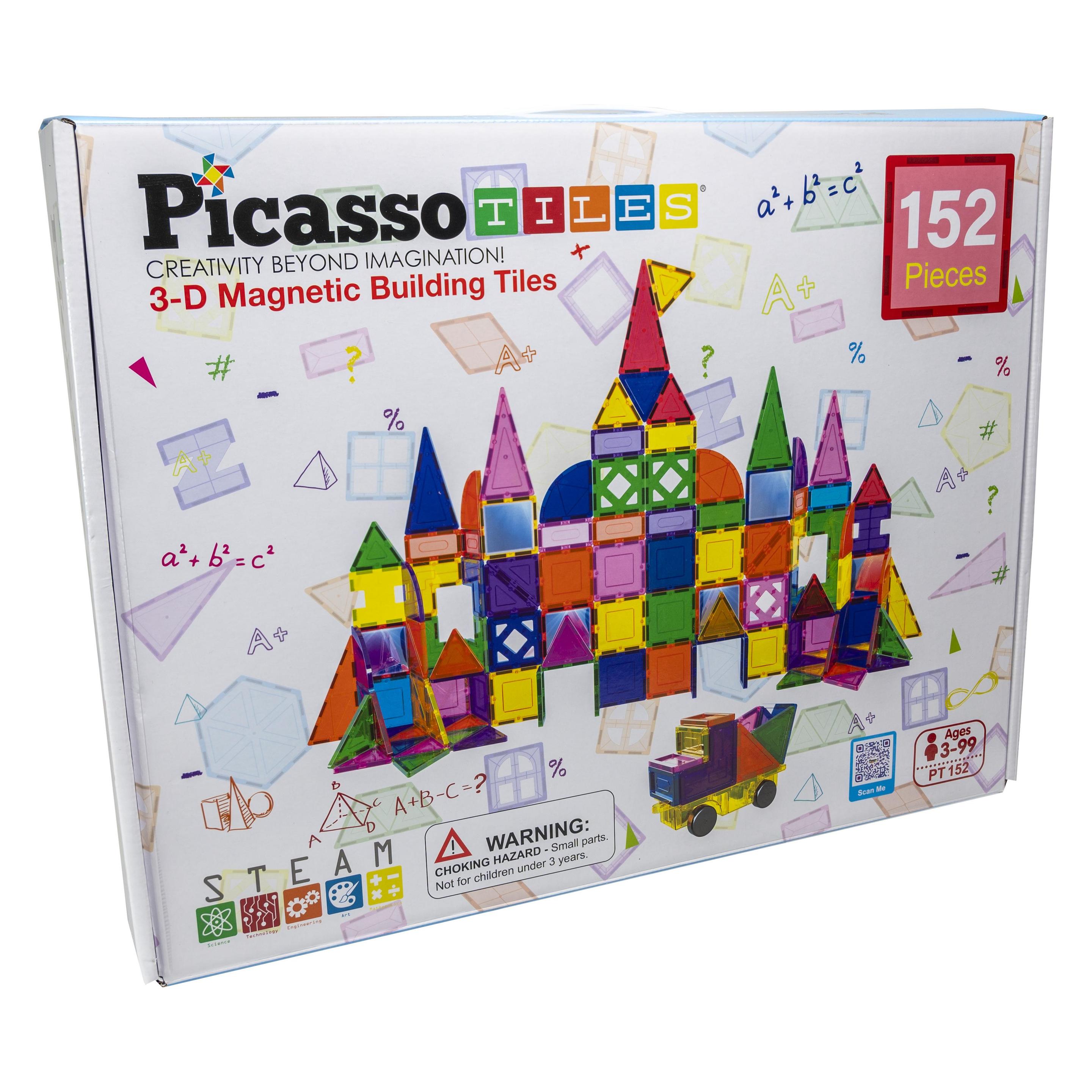 PicassoTiles 3-D Magnetic Building Set (PT152)