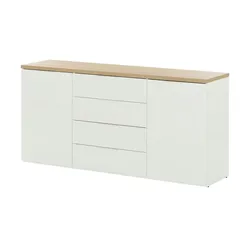 Sideboard  Siena ¦ weiß ¦ Maße (cm): B: 170,9 H: 82,6 T: 44.4
