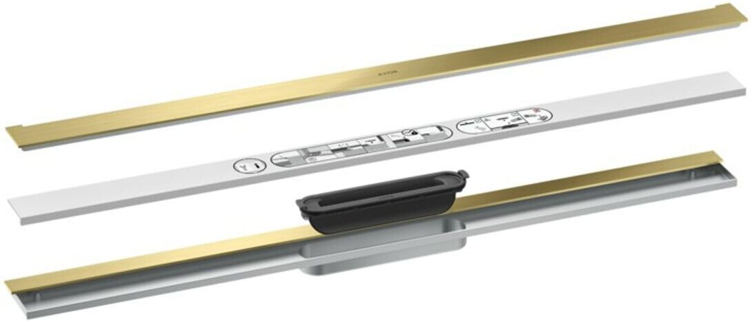 Hansgrohe Fertigset Duschrinne AXOR Drain 900mm zur Wandmontage BB (42527950)