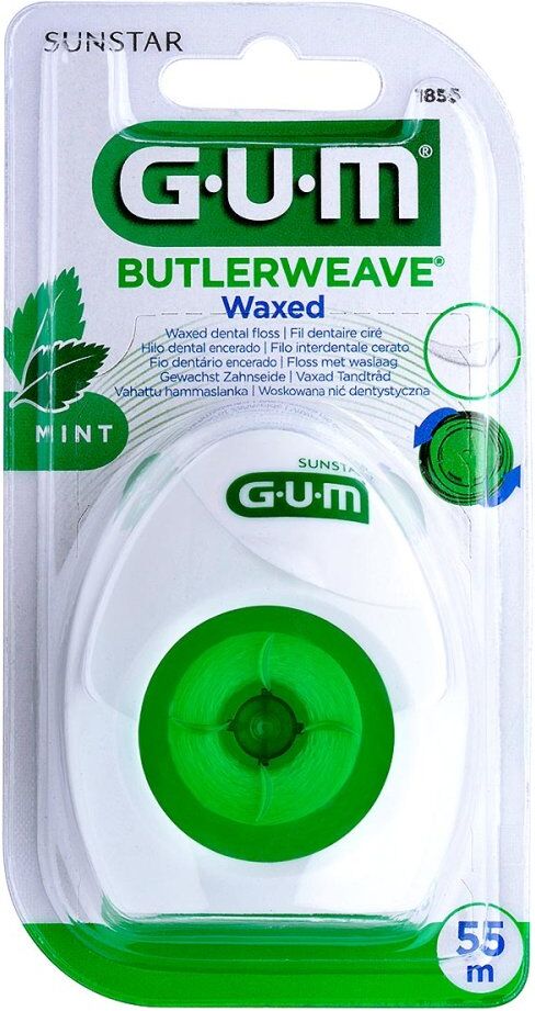 GUM Butlerweave Waxed Zahnseide Mint