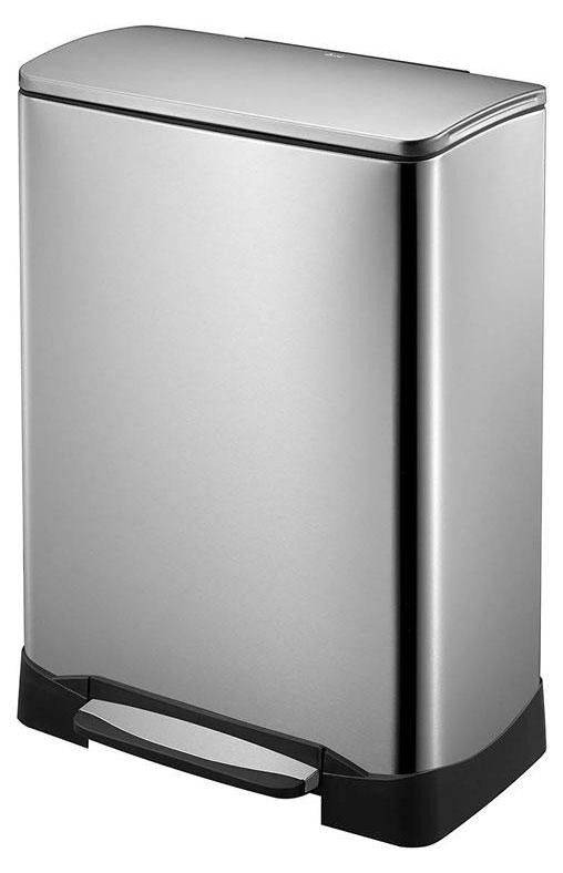 EKO Neo-Cube recycling pedaalemmer 28+18 liter - Matt Edelstahl