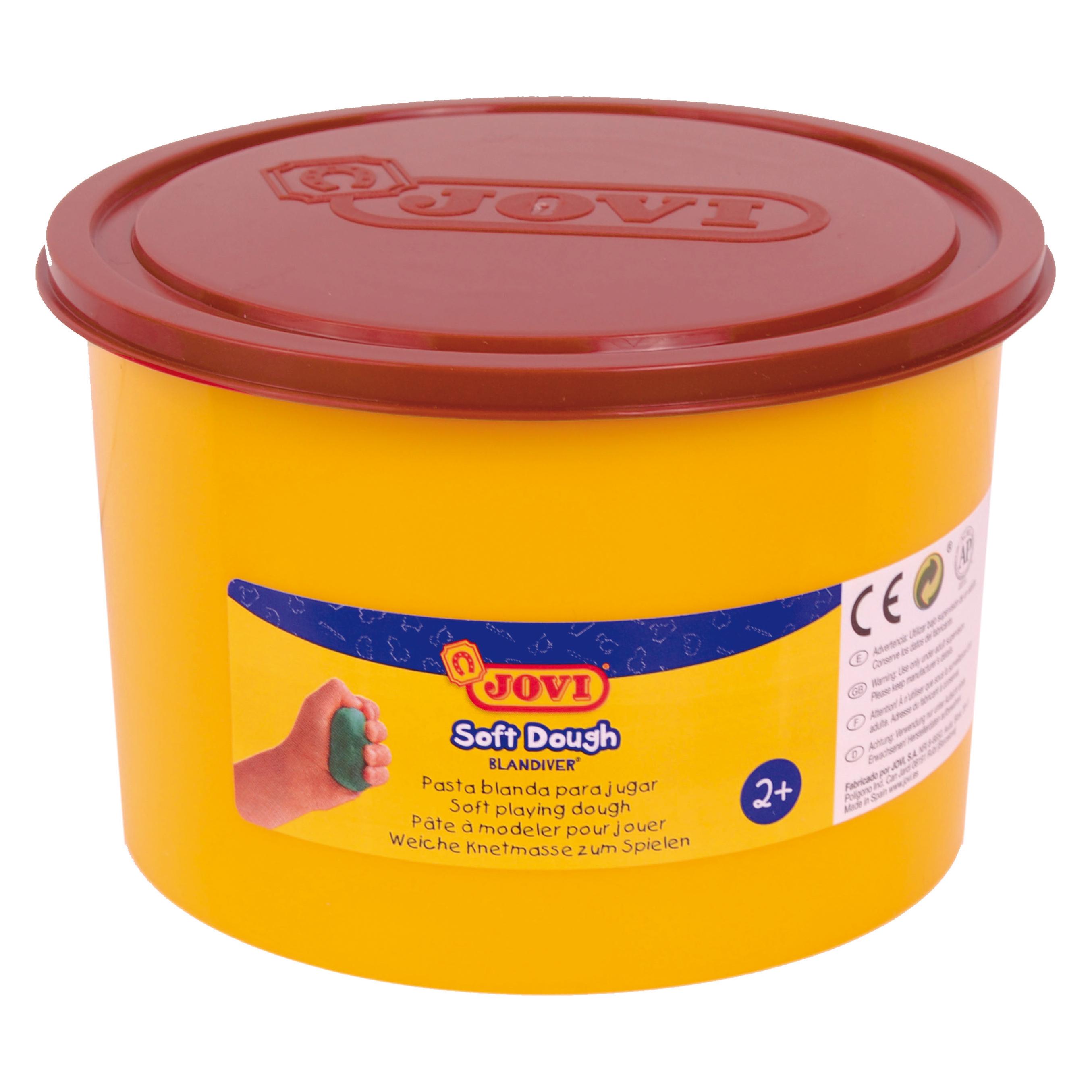 Jovi Knetmasse Soft Dough Blandiver braun VE=460g Dose (46009)