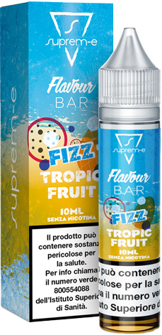 Suprem-e Fizz Tropic Fruit Flavour Bar Liquido Mini Shot Mix 10ml Frutto Del Drago Mirtillo Ananas Ghiaccio