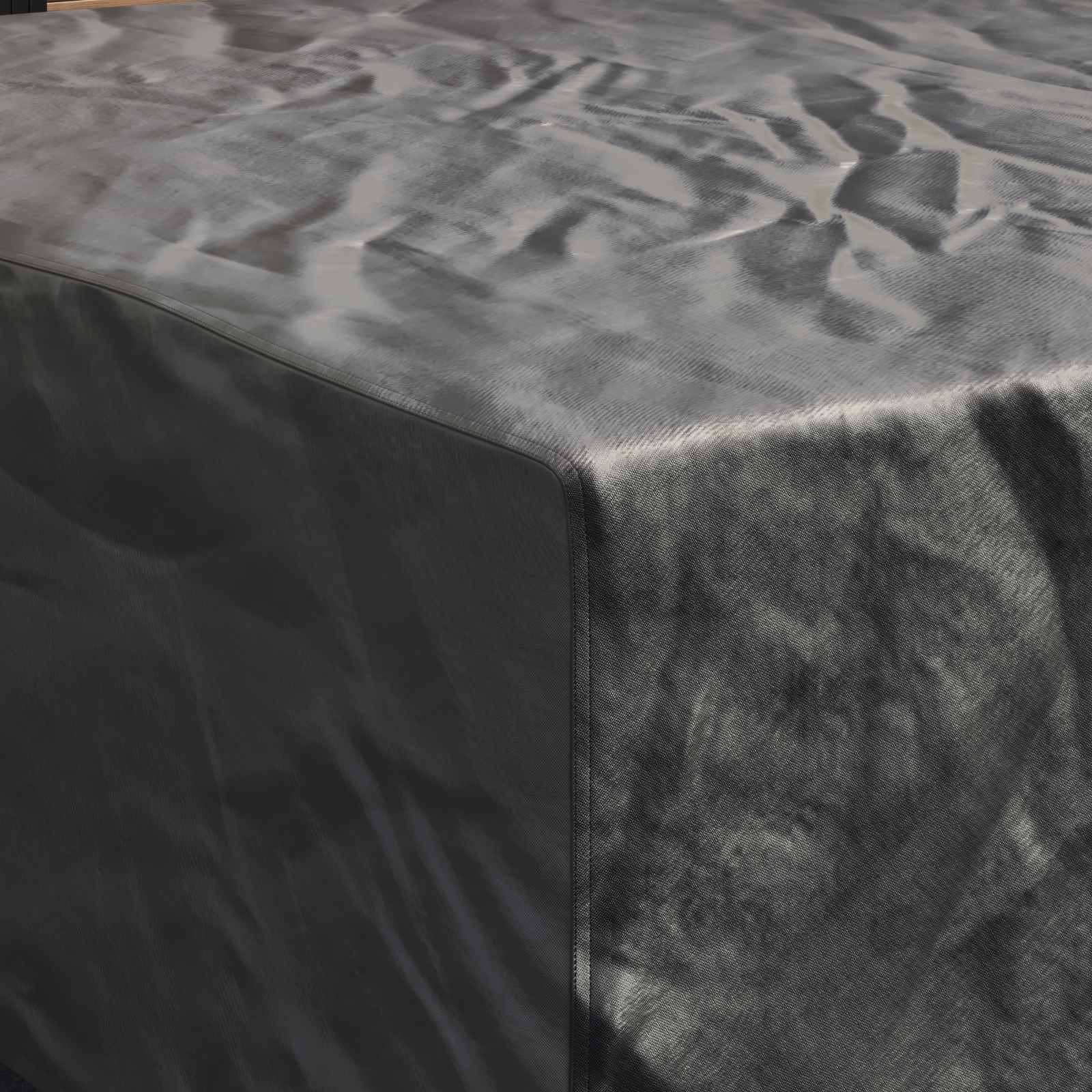 vidaXL Housse pour meubles Uni Noir 235 x 235 x 70 cm 600D