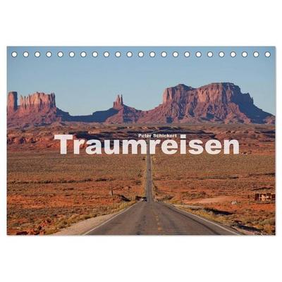 Traumreisen (Tischkalender 2026 DIN A5 quer), CALVENDO Monatskalender