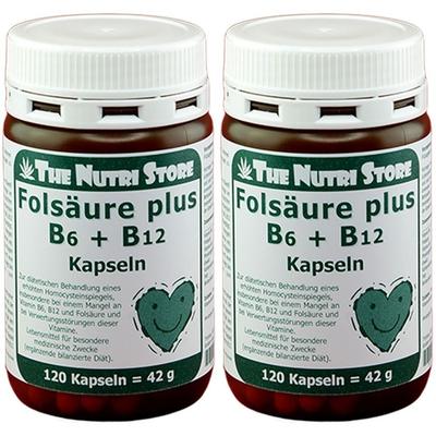 Folsäure+B12+B6 Kapseln 2x 2x120 St