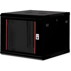 Roline 19-Zoll Wandgehäuse Basic Plus 9HE (9 HE, 19 Zoll Rack), Serverschrank, Schwarz