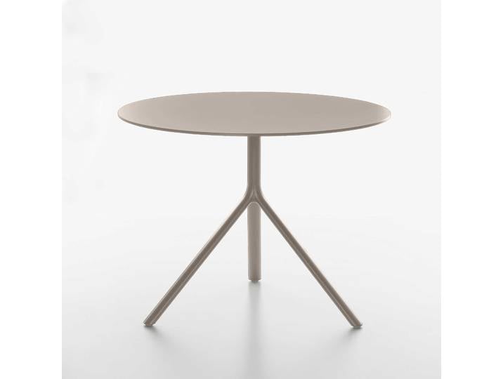Tisch Plank Miura 100x100 cm, Beige, Rund, Neu, Tisch - Hochwertig & langlebig