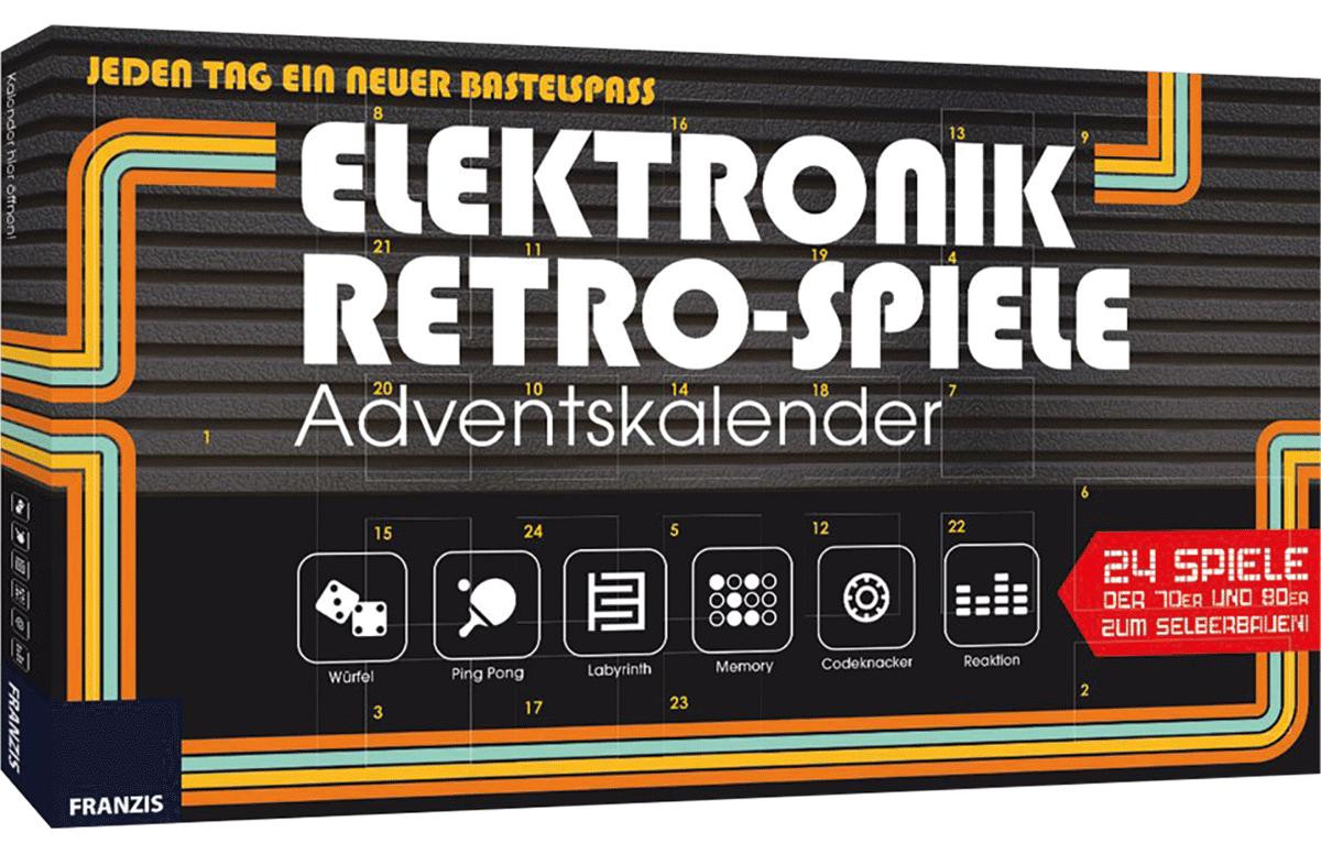 Franzis Bouwpakket Elektronica Retro Spelletjes Adventskalender