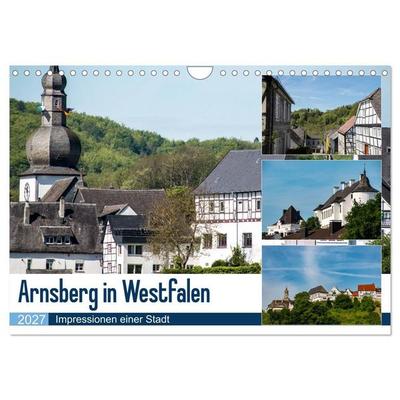 Arnsberg in Westfalen (Wandkalender 2027 DIN A4 quer), CALVENDO Monatskalender