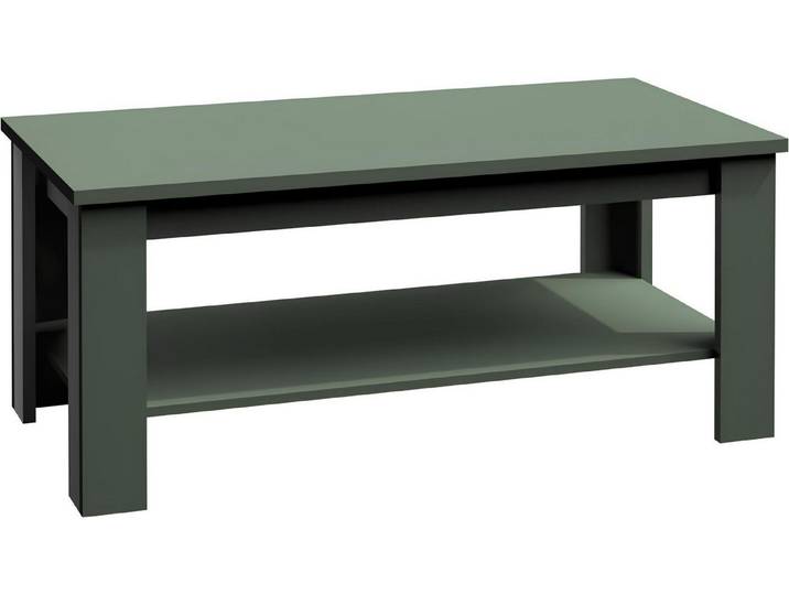 JVmoebel Couchtisch Robuster Holz Beistelltisch in stilvollem Grün für modernes Wohnen (Packung), Made in Europa