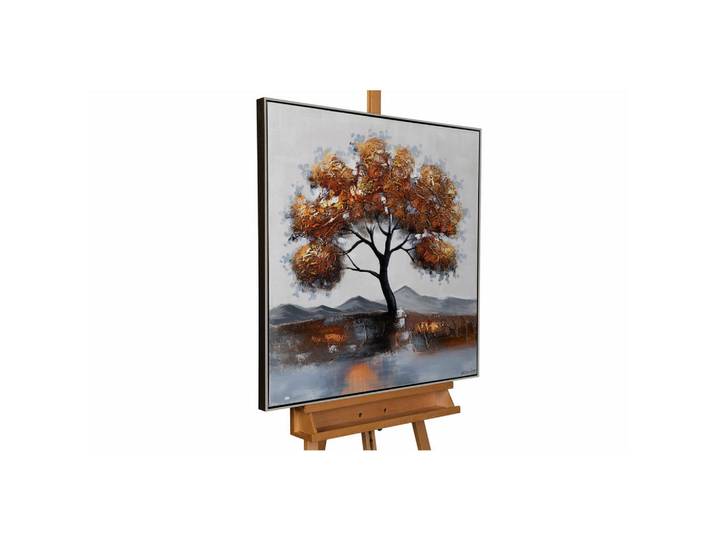 Kunstloft Acrylbild Handgemalt 80/80 cm, Grau, 80x80 cm, handgemalt, Bilder & Rahmen, Bilder