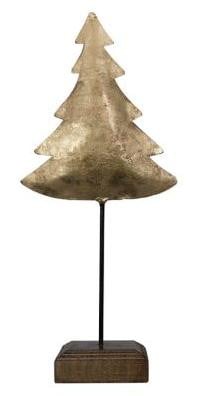 Mars & More Kerstboom, staand, goud, 28 cm