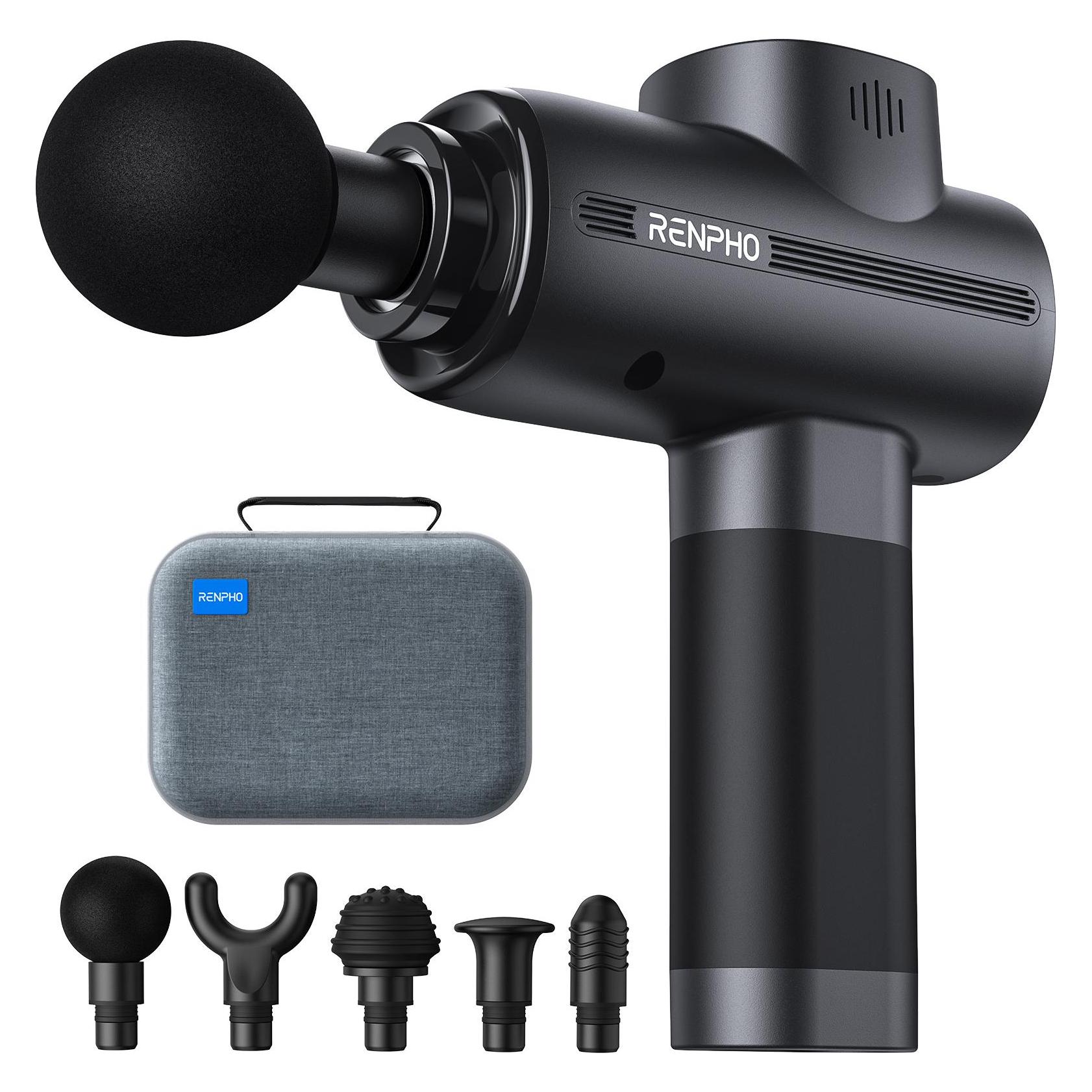 Renpho Active Massage Gun 5, Massagem Pistole (5 Stufen, 150 min) (RNPPEURC003BK)