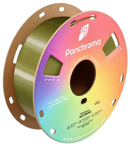 Polymaker CA03003 Panchroma Silk Filament PLA Seidig glänzend 1.75mm 1000g Brass, Messing 1St.