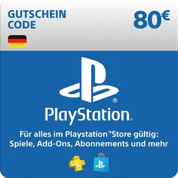 Sony PlayStation Store Guthaben 80 Euro / PSN