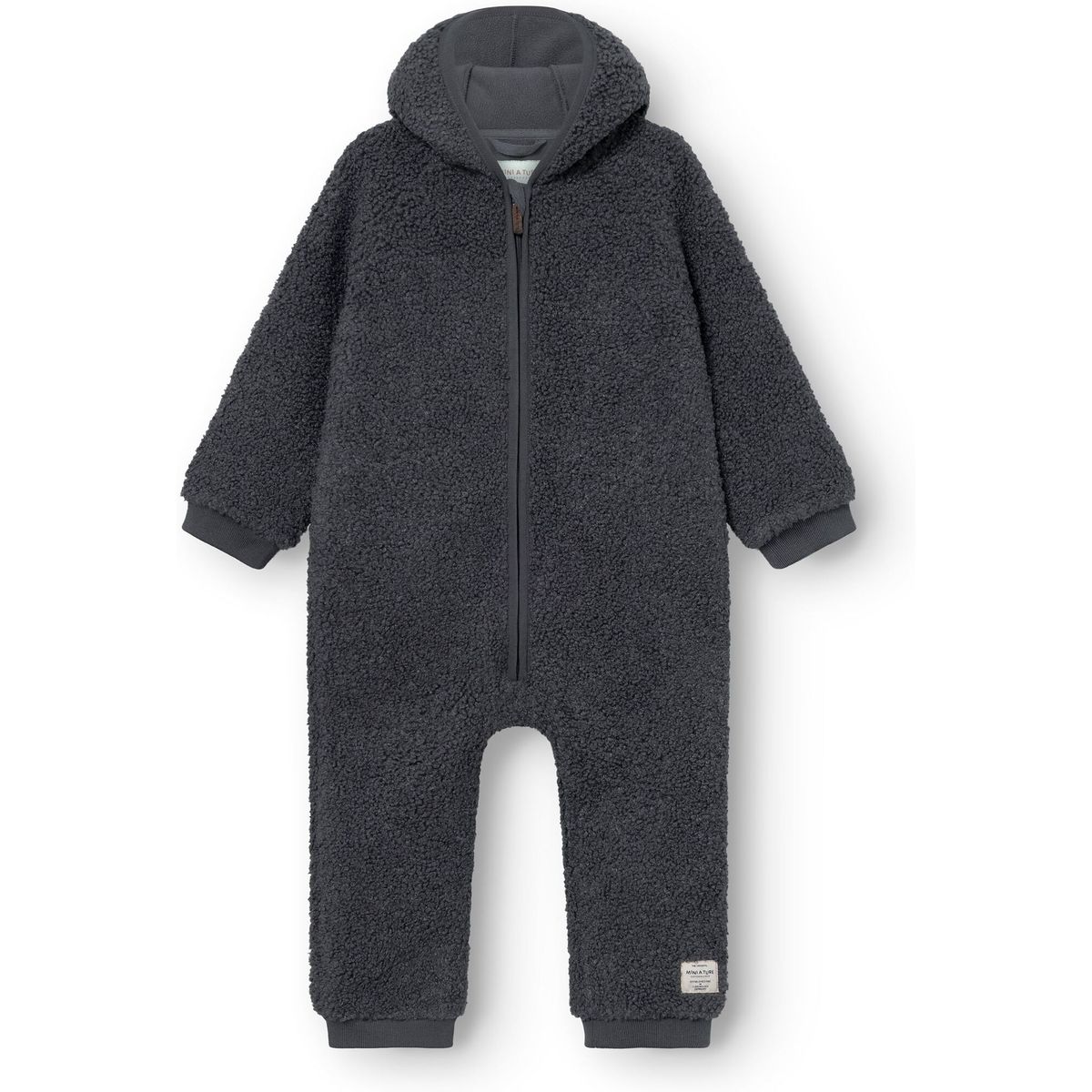 Mini a ture Matadel Teddyfleece jumpsuit. GRS forged iron blue (5810) 56 1263213217581005