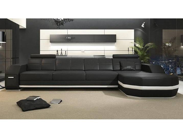 JVmoebel Wohnlandschaft Moderne Polstercouch in Grau mit verstellbaren Rückenlehnen, Made in Europa