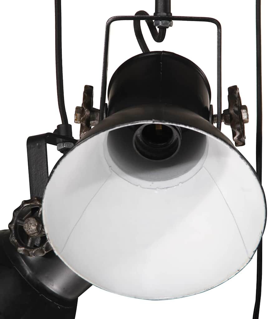 vidaXL Lampe suspendue 25 W noir 30x30x100 cm E27