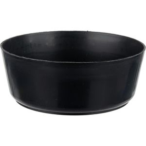 Schuller Gipsbecher schwarz, Ø 15 x 5 cm, aus flexiblem Gummi, zylindrisch