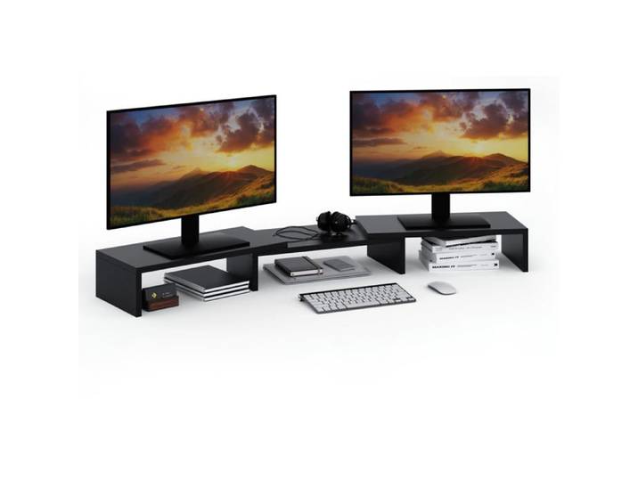 Bureau - rehausse bureau Comfortcove - wypychMonitorStand2tierblack