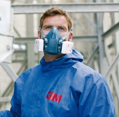 3M 7503 Silicone Half Face Reusable Respirator (7500 Series) - Large