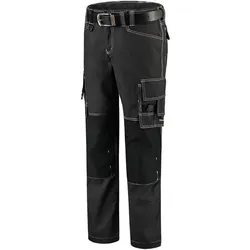 Tricorp, Arbeitshose, -Arbeiter -Leinwand mit Cordura - Workwear - 502009 - Dunkelgrau / Schwarz - Grösse 56 (56)