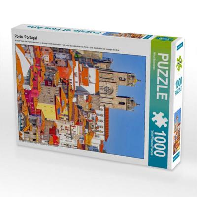 CALVENDO Puzzle Porto Portugal 1000 Teile Puzzle hoch | 1000 Teile Lege-Größe 64 × 48 cm Foto-Puzzle für glückliche Stunden