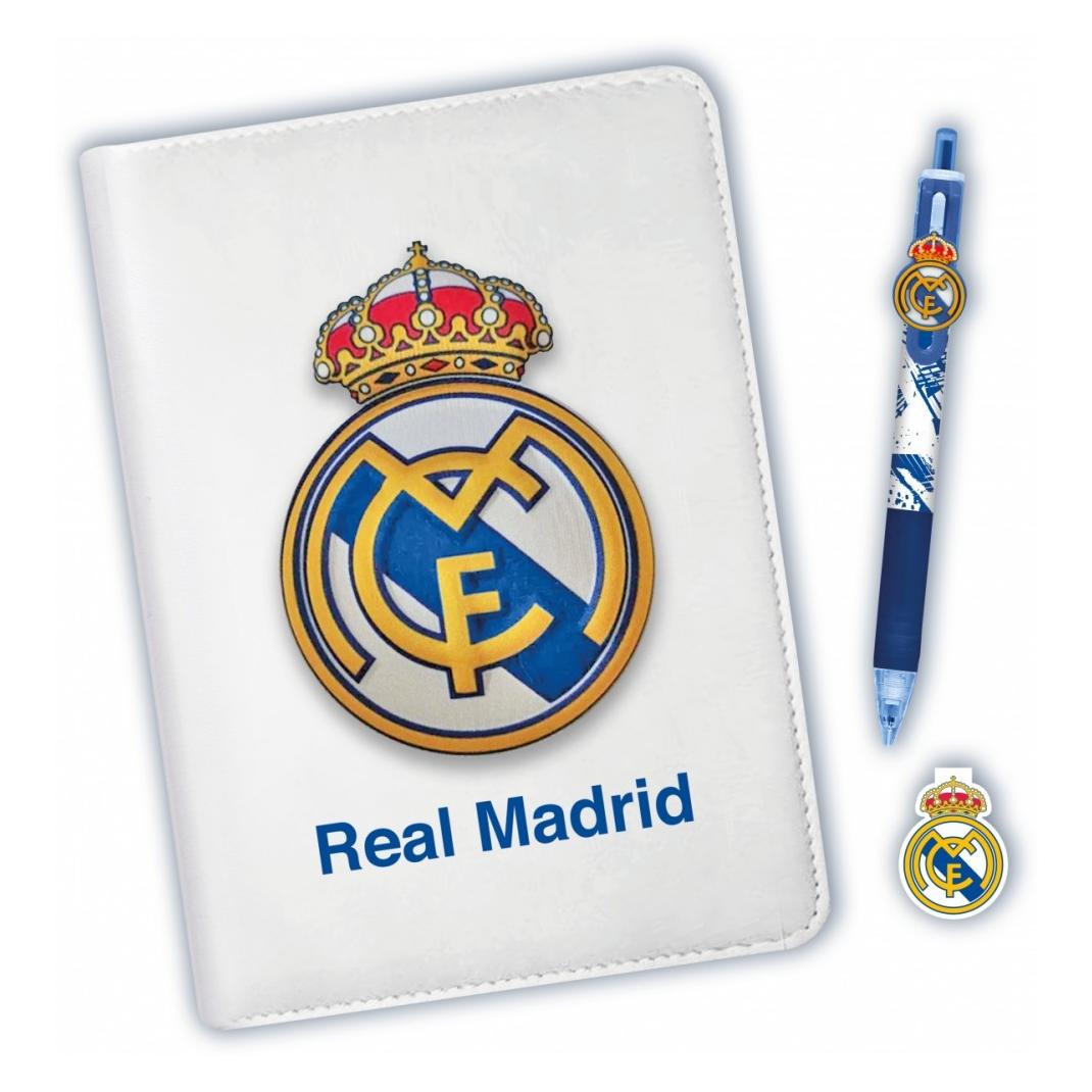 Kids Euroswan Real Madrid Notebook + pen (A5, Liniert, Kein Einband) (RM00021)