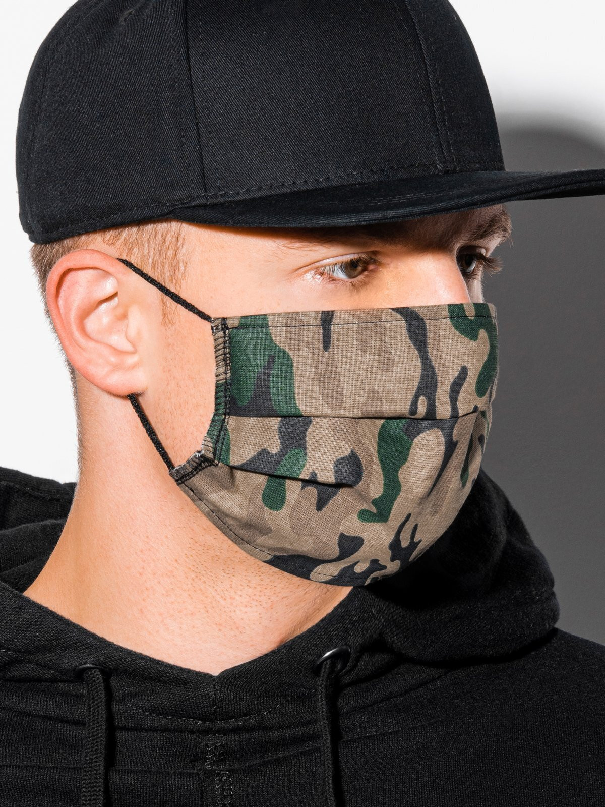 Ombre Clothing Rouška kledingstuk met camouflageprint