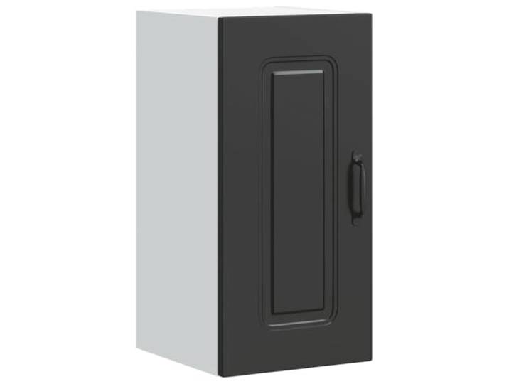 vidaXL Armoire Murale de Cuisine Kalmar Noir Bois d'ingénierie