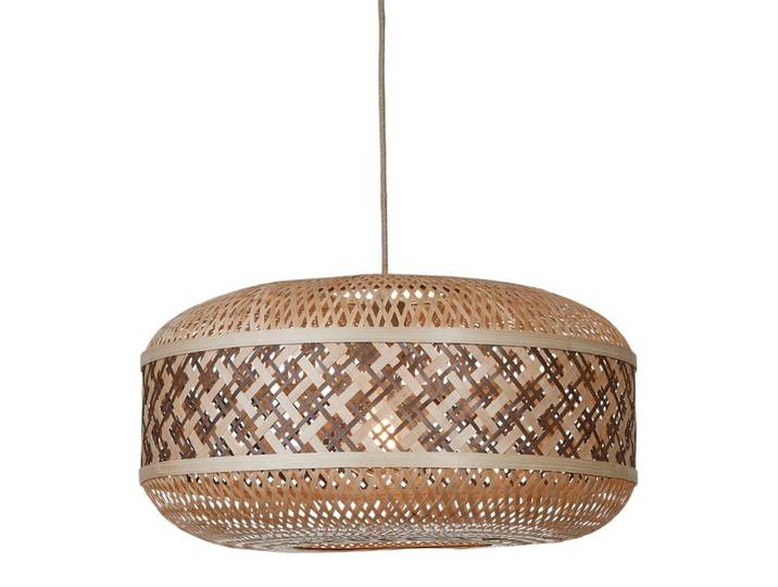 GOOD&MOJO - Lampe à suspendre Langkawi - Naturel - Ø50cm Lampe à suspendre - Lampe de table à manger - Lampe de salon - Lampe de chambre à coucher - Salon