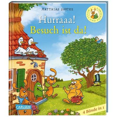 Nulli & Priesemut: Hurraaa! Besuch ist da! - 4 Bände in 1, Gebundene Ausgabe von Matthias Sodtke, Carlsen, 978-3-551-52263-4