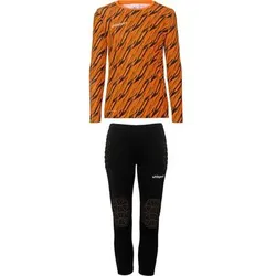UHLSPORT Torwart-Sets Progressive Junior, Größe 116 in Orange Orange