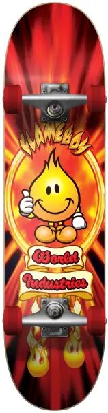 Skateboard Komplettboard World Industries Flameboy V2 (7.75" - Rot)