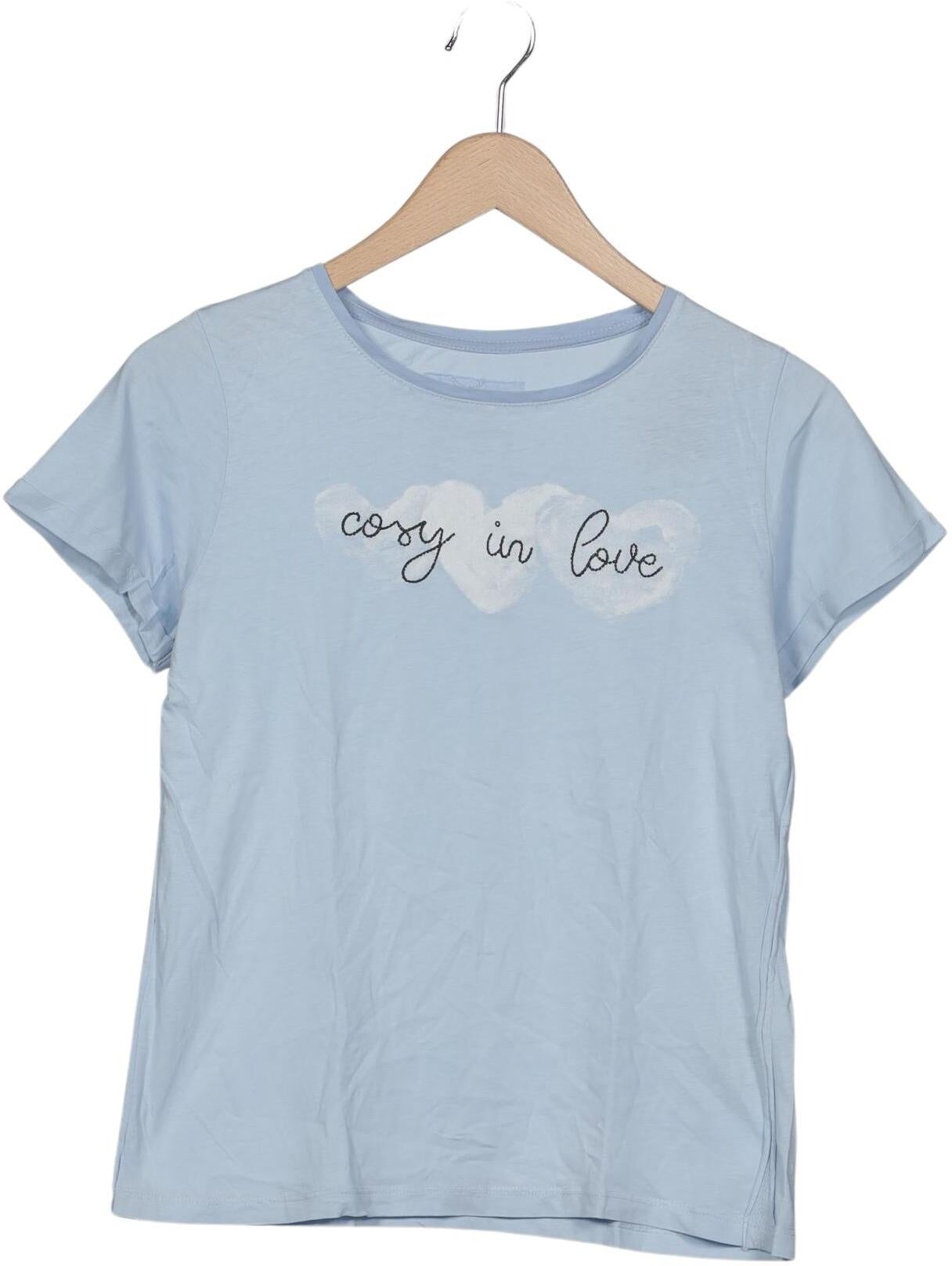 Lieblingsstück Damen T-Shirt, Hellblau, Gr. XS, Baumwolle - Second Hand