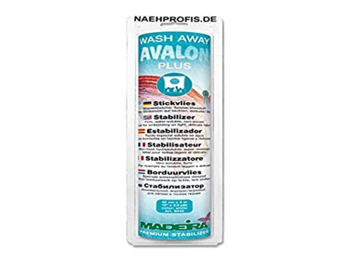 MADEIRA Avalon Plus Wash Away-rol (30 cm x 3 m)